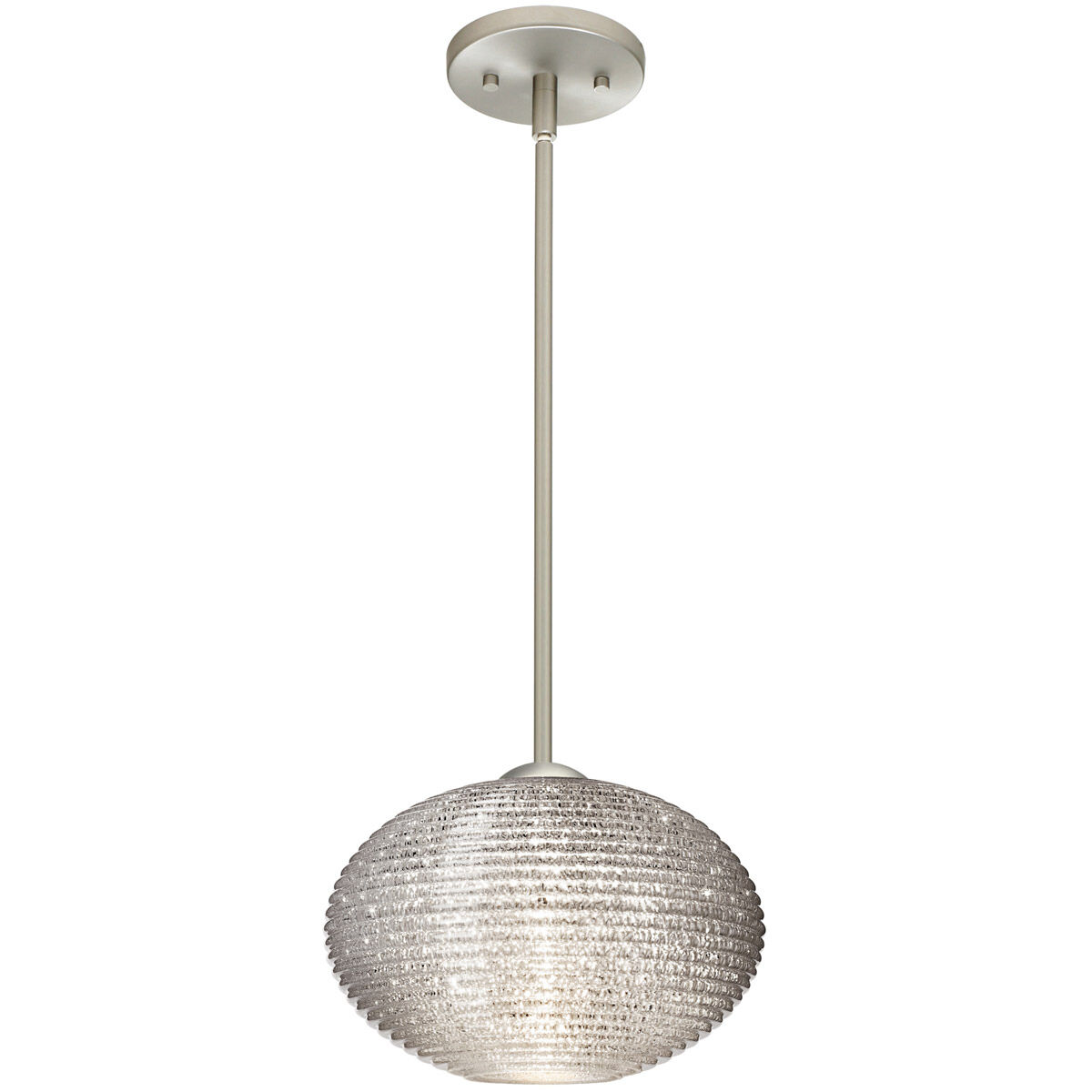 Pape 12 1 Light Satin Nickel Stem Pendant Ceiling Light