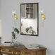 Willow 1 Light 6 inch Satin Brass Vanity Sconce Wall Light