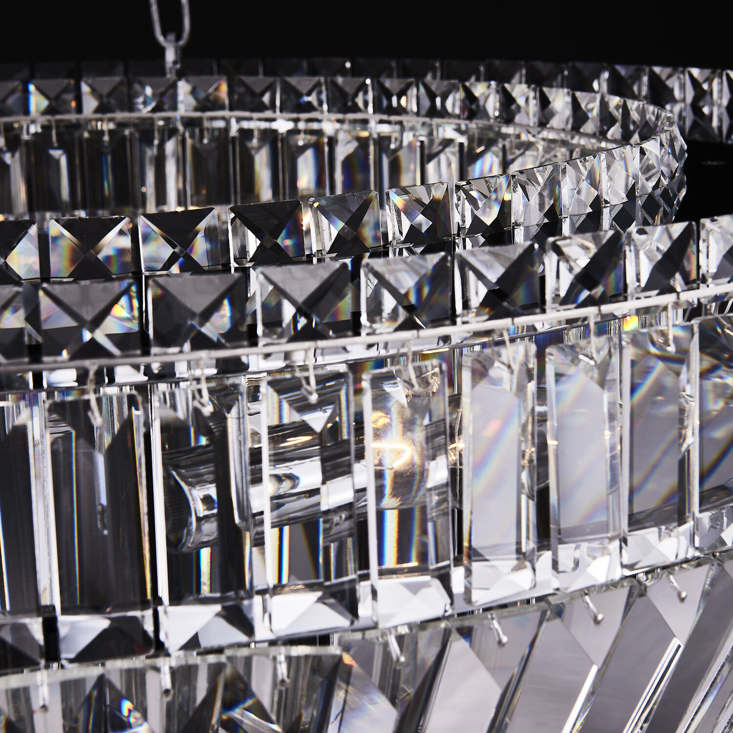 Circolare 8 Light 28 inch Polished Chrome Pendant Ceiling Light