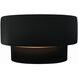 Ambiance 1 Light 10 inch Carbon Matte Black and Champagne Gold Wall Sconce Wall Light
