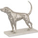 Bergie Nickel with White Dog Sculpture