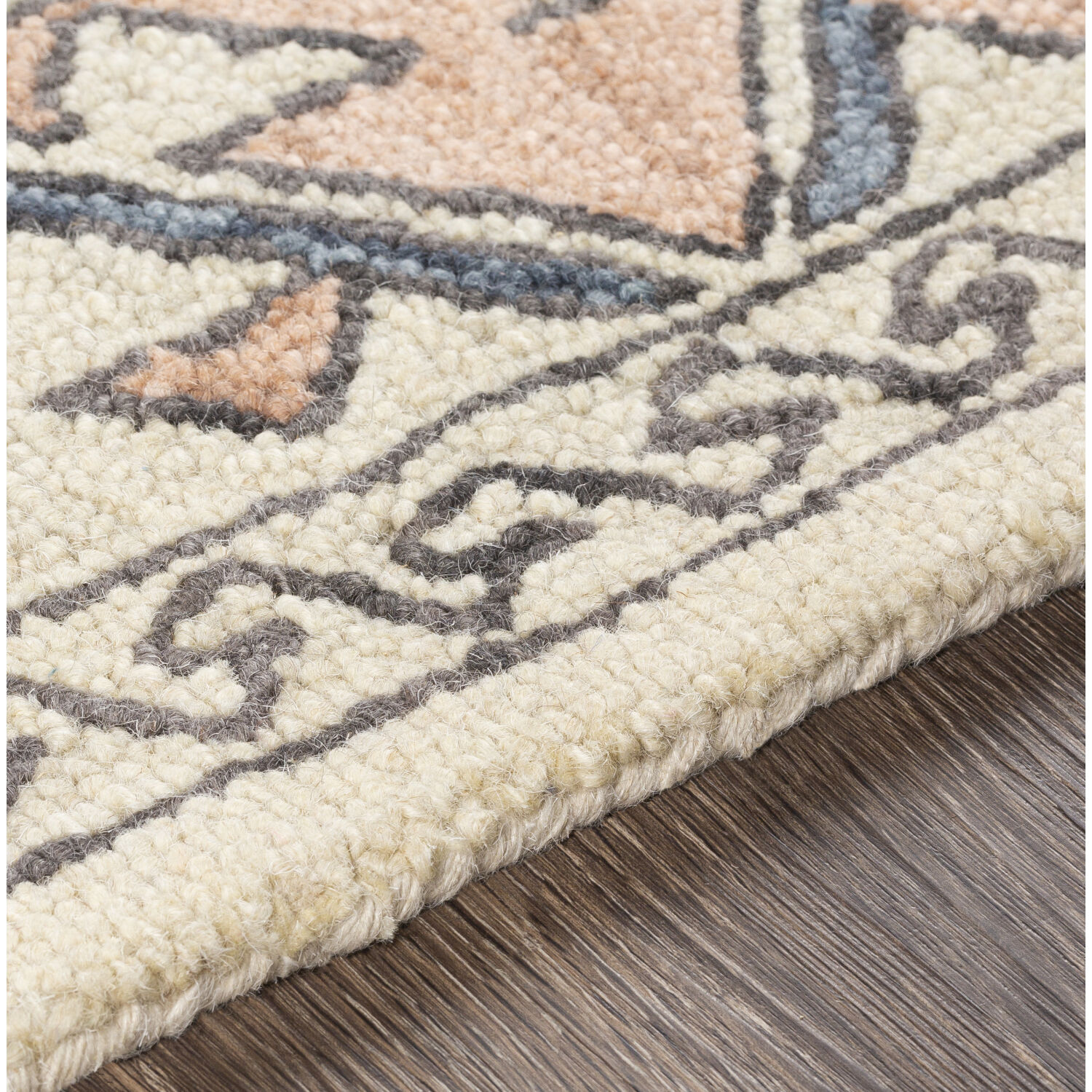 Urfa 96 X 30 inch Peach Rug in 2.5 x 8, Runner