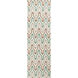 Fallon 96 X 30 inch Emerald, Camel, Ivory Rug