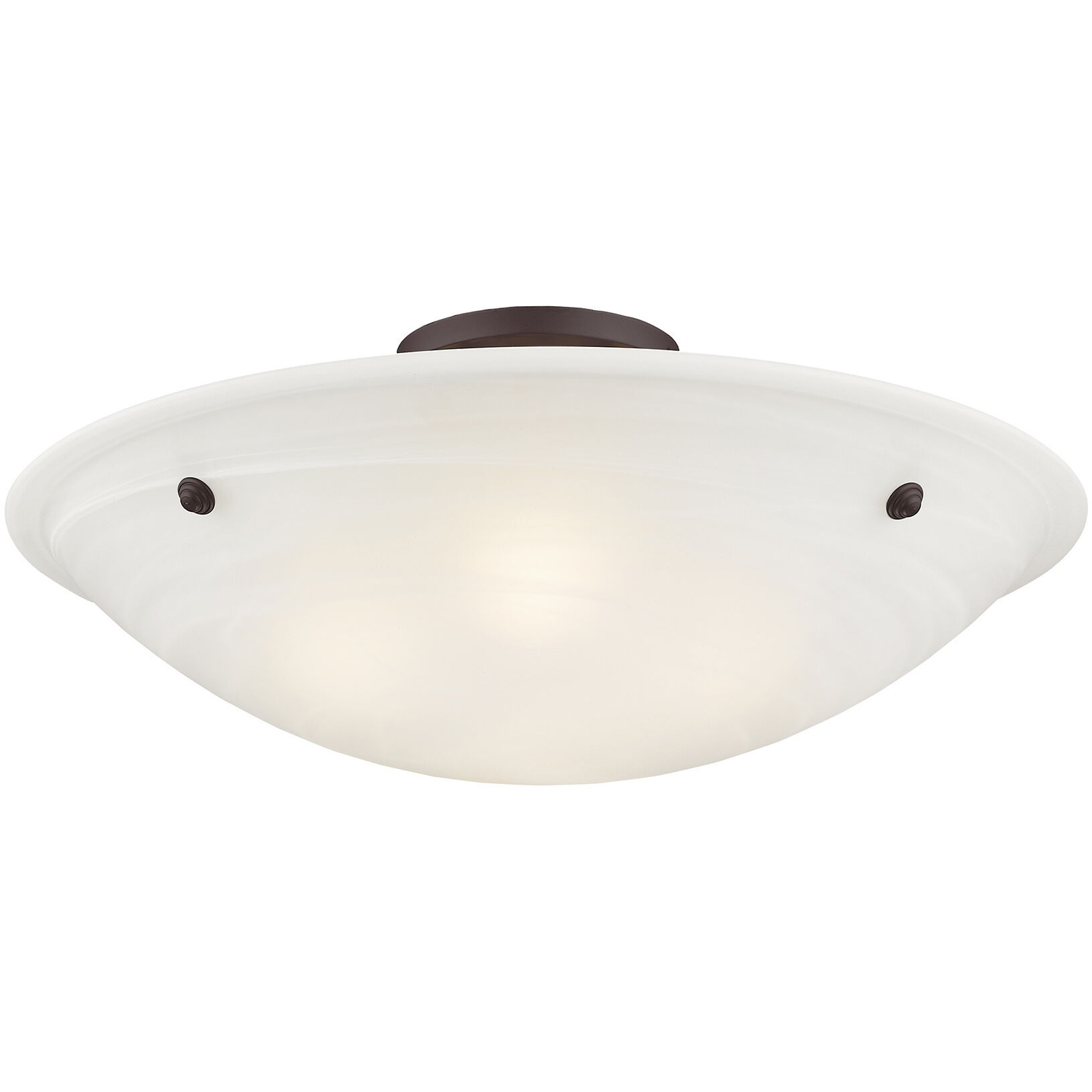 Oasis 4 Light 24 inch Bronze Semi-Flush Mount Ceiling Light