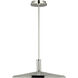 Avroko Saucer Direct LED 24 inch Polished Nickel Pendant Ceiling Light