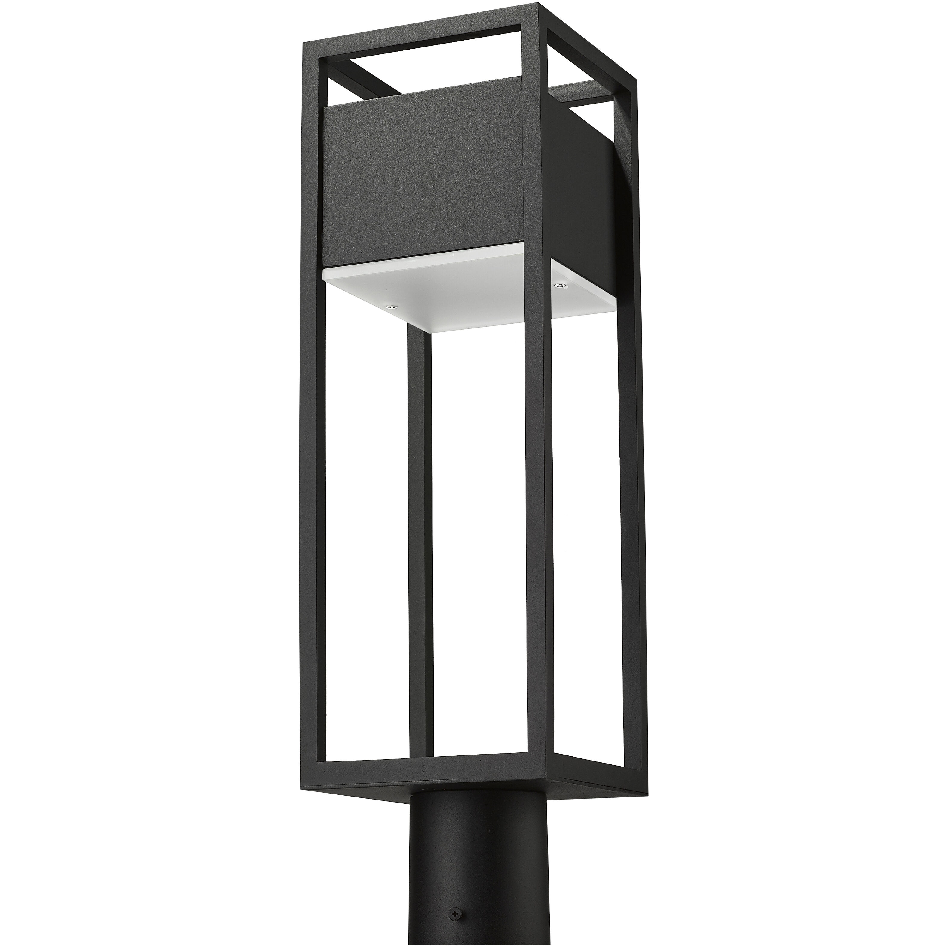 Barwick LED 21.25 inch Black Outdoor Post Mount Fixture