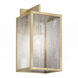 Westbrook 1 Light 17.75 inch Antique Brass Outdoor Sconce in Seedy Glass, Brass Traditions by Innovations Lighting
