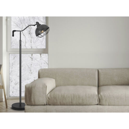 Taloga 56 inch 60.00 watt Black Iron Floor Lamp Portable Light