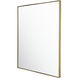 Kye 30 X 30 inch Gold Accent Mirror
