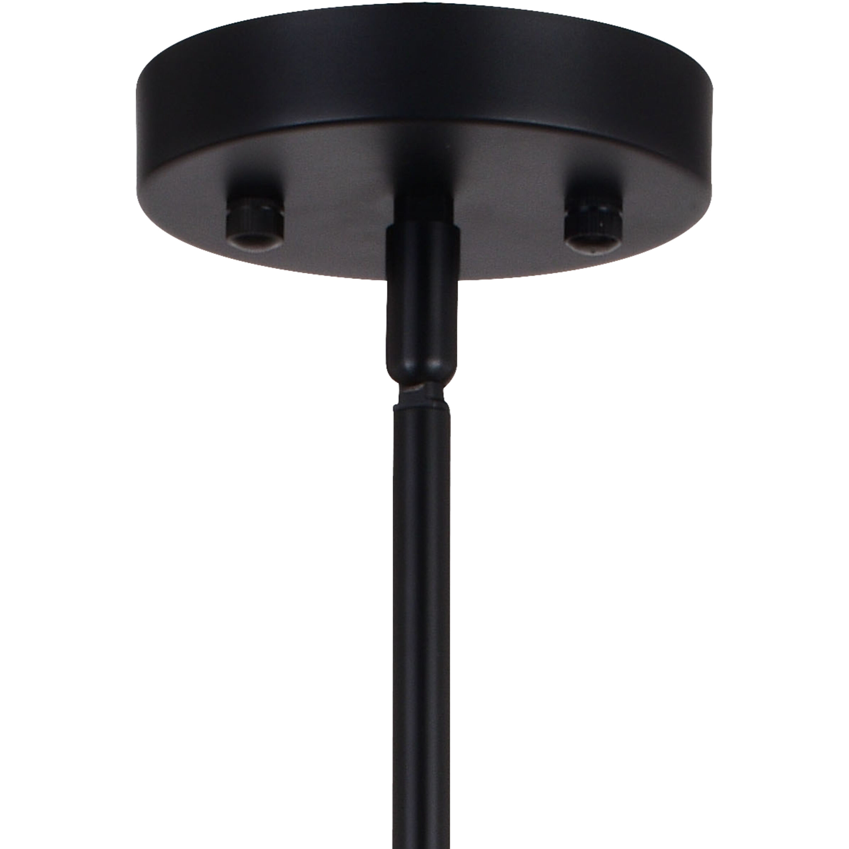 Rad LED 23.5 inch Black and Satin Nickel Pendant Ceiling Light