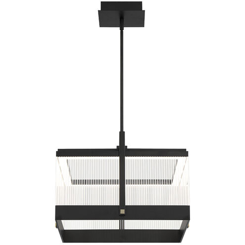 Tye LED 19.5 inch Black Chandelier Ceiling Light