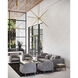 Sirius LED 46.13 inch Brushed Gold Chandelier Ceiling Light