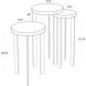 Andres 24 X 12.5 inch Polished Nickel Side Table, Mixer Table