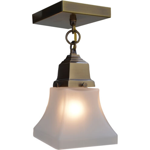Ruskin 1 Light 5 inch Bronze Flush Mount Ceiling Light, Glass Sold Separately