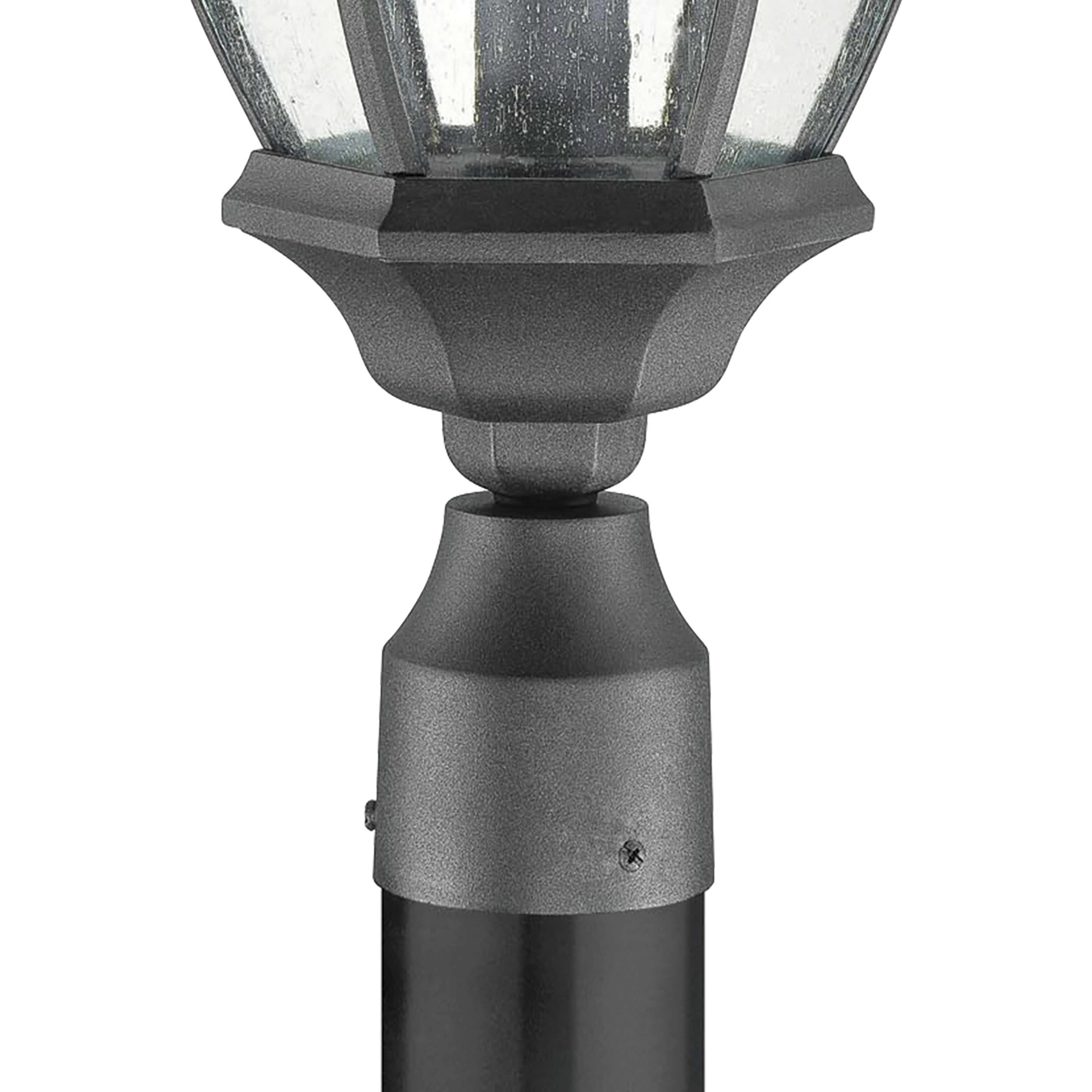 Covington 1 Light 21.5 inch Black Outdoor Post Light