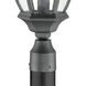 Covington 1 Light 21.5 inch Black Outdoor Post Light