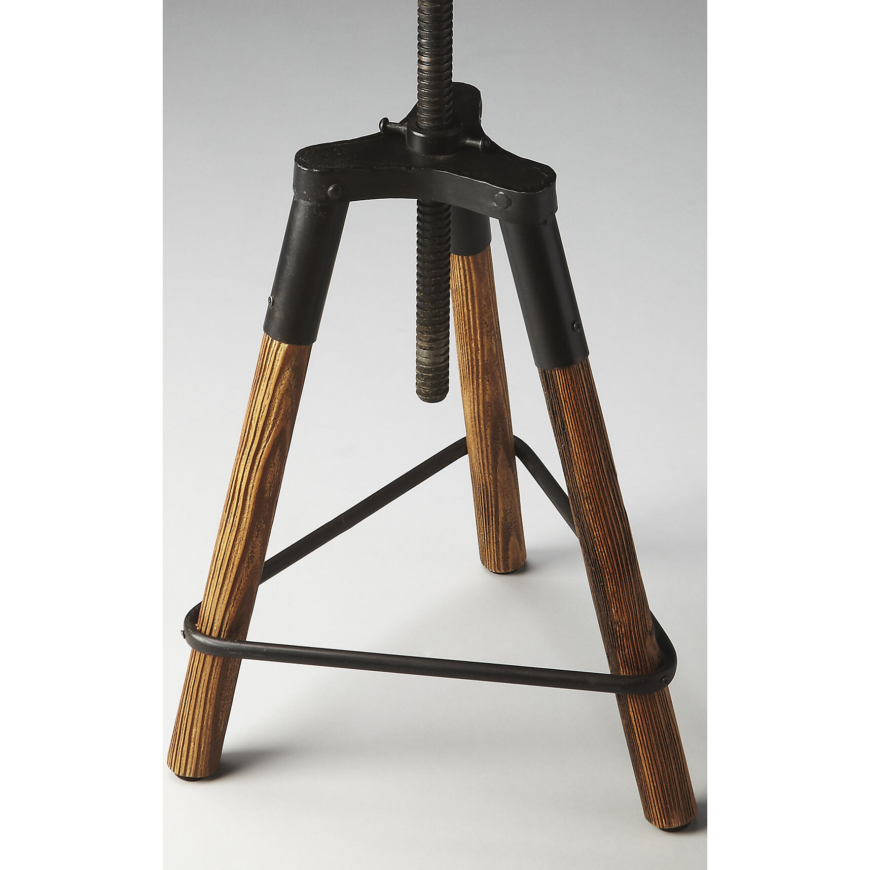 Industrial Chic Hinton Reclaimed Wood 26 inch Metalworks Barstool