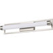 Canal LED 24 inch Brushed Nickel Bath Vanity Light Wall Light