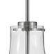 Frankie LED 10 inch Brushed Nickel Pendant Ceiling Light
