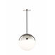 Ella 1 Light 11 inch Polished Nickel Pendant Ceiling Light