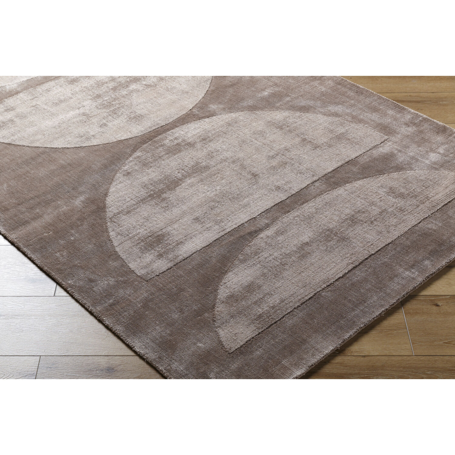 Pier 36 X 24 inch Grey/Sage/Metallic - Silver/Eggplant Handmade Rug in 2 x 3