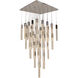 Canada 41 Light 35 inch Chrome Chandelier Ceiling Light