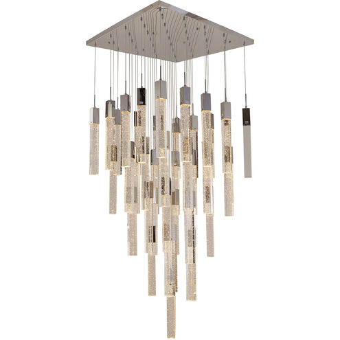 Canada 41 Light 35 inch Chrome Chandelier Ceiling Light