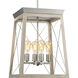 Briarwood 4 Light 15.5 inch Galvanized Foyer Light Ceiling Light