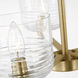 Drew & Jonathan Lochdale 5 Light 24 inch Satin Brass Chandelier Ceiling Light, Medium