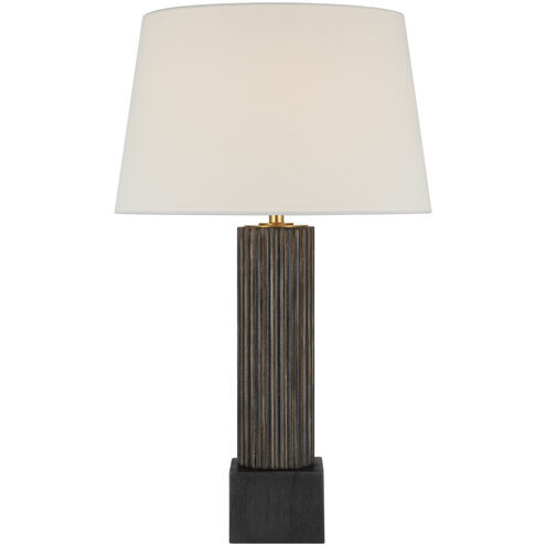 Chapman & Myers Reeve 29.25 inch 15 watt Vintage Walnut and Ebonized Oak Table Lamp Portable Light