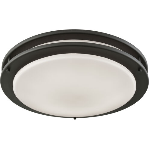 Clarion LED 14 inch Oil Rubbed Bronze Flush Mount Ceiling Light