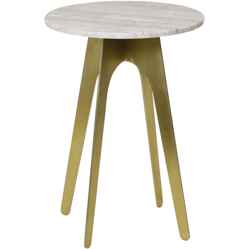 Cameron 20 X 14 inch Natural and Gold Side Table