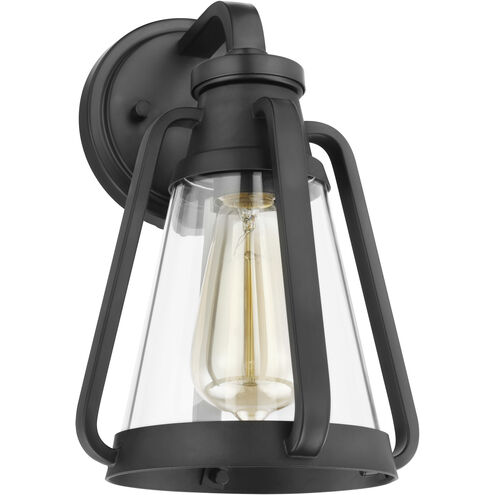 Everett 1 Light 7.13 inch Matte Black Bathroom Vanity Lights Wall Light