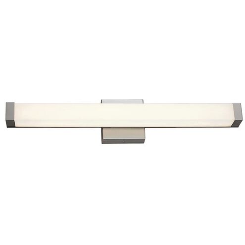 Acryluxe Collection - Mio 1 Light 25.5 inch Brushed Nickel Bath Vanity Light Wall Light