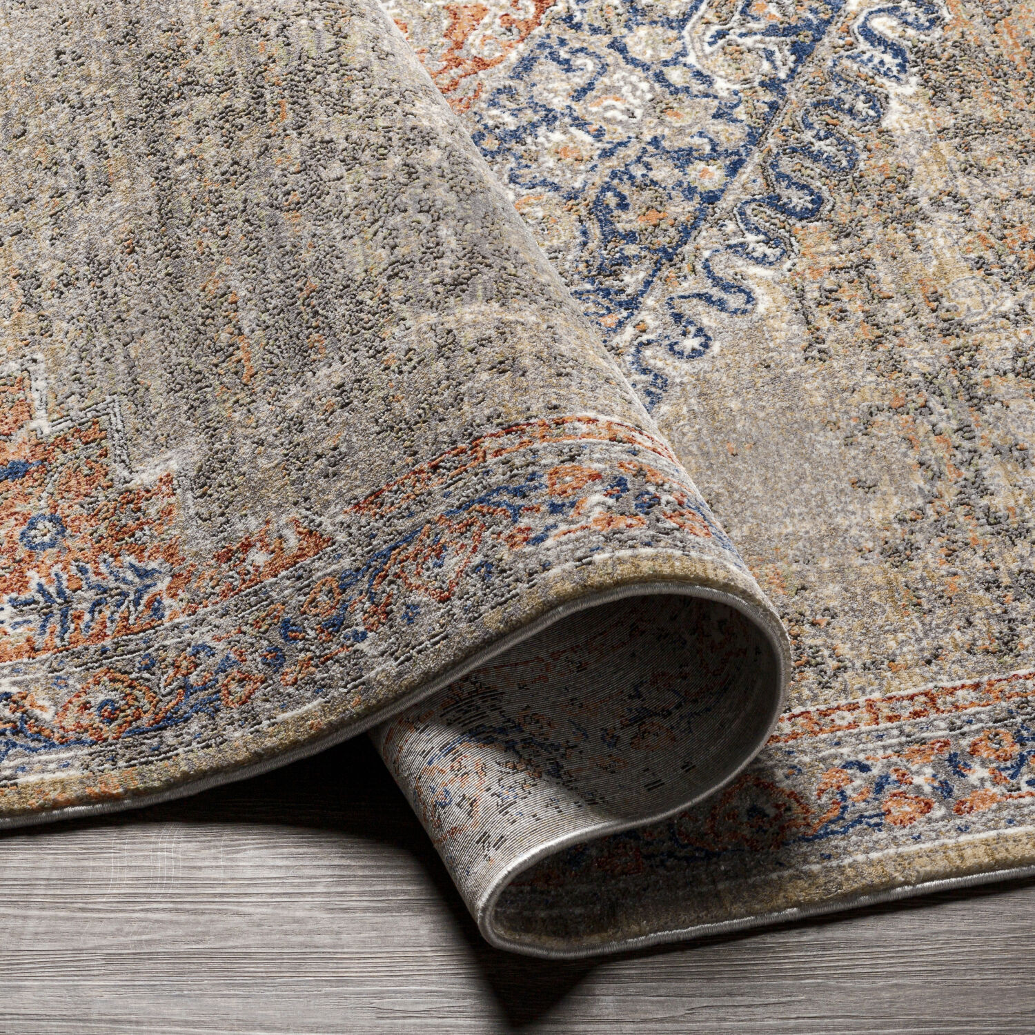 Eclipse 147 X 108 inch Denim Rug in 9 X 12, Rectangle