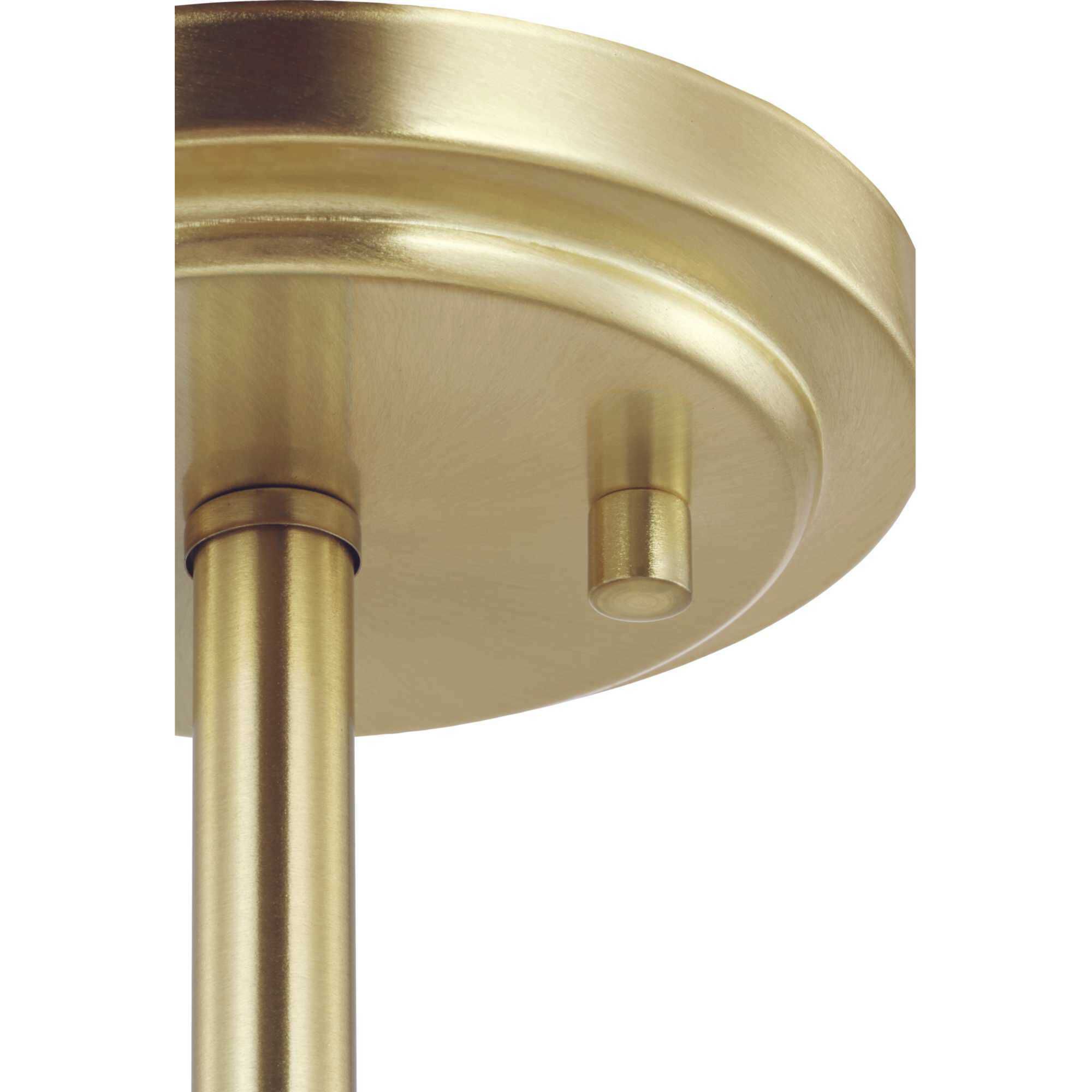 Adley 3 Light 18.12 inch Satin Brass Semi-Flush Convertible Light Ceiling Light