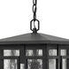 Tucker LED 11 inch Museum Black Outdoor Hanging Lantern