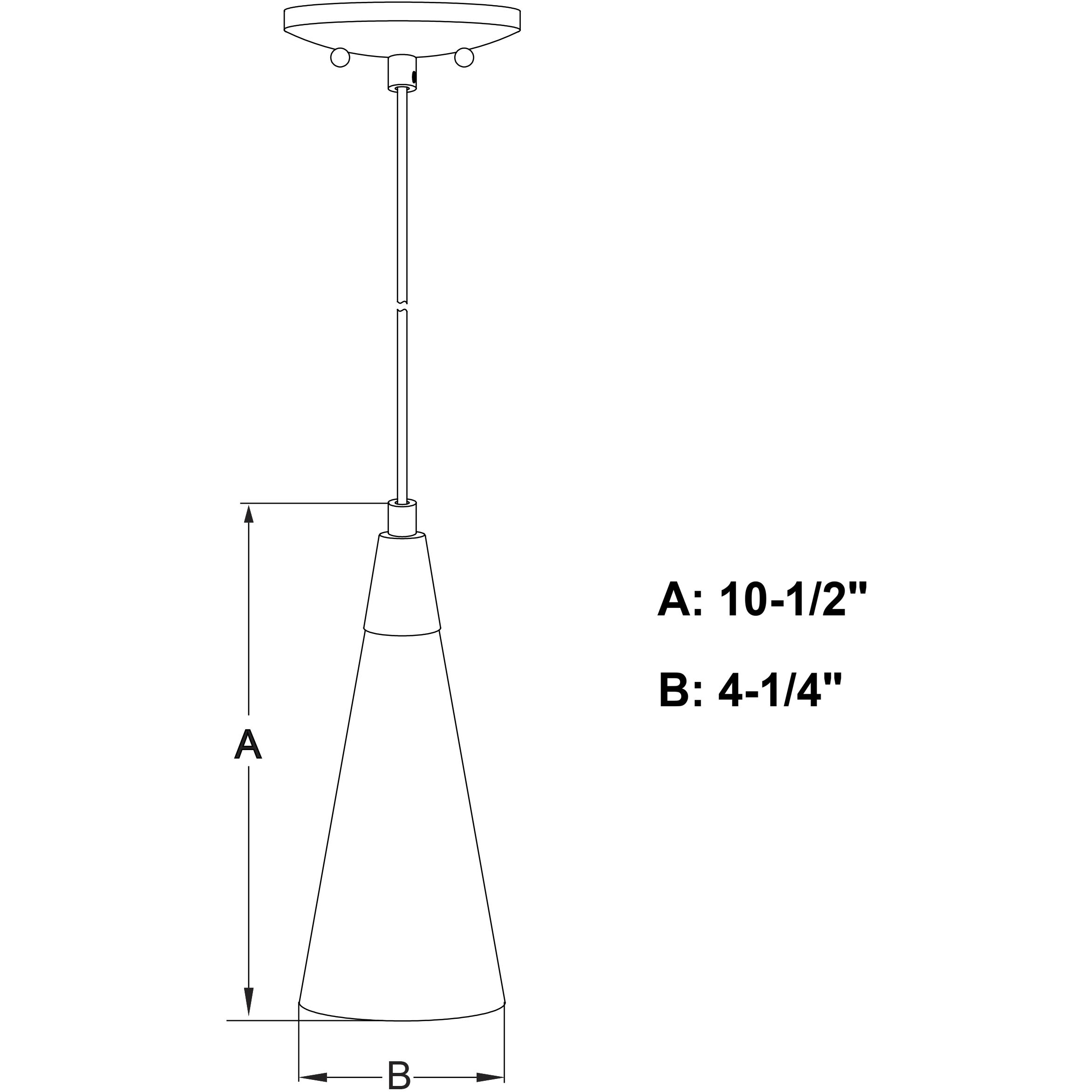 Milano LED 4.25 inch Satin Nickel Mini Pendant Ceiling Light