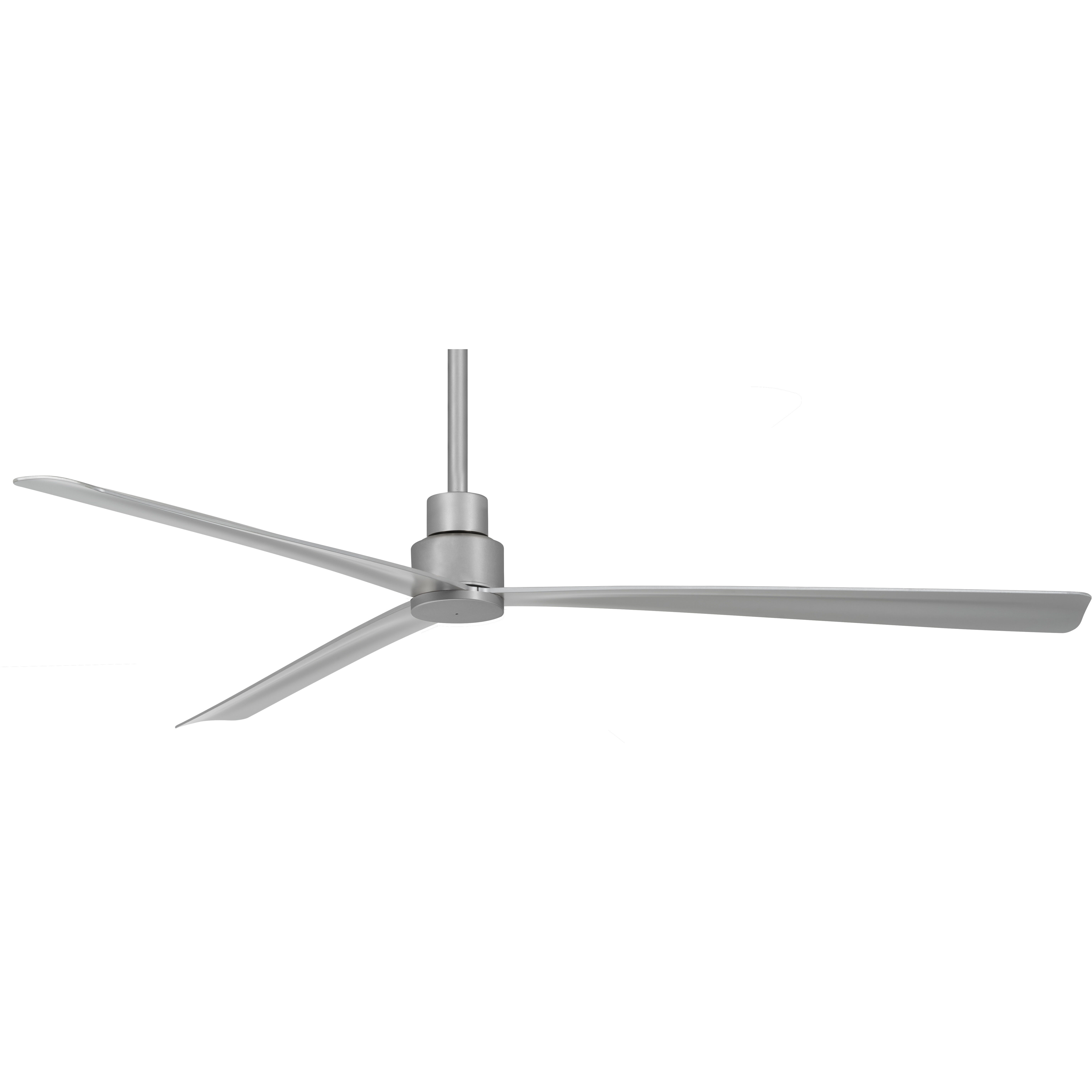 Simple 65 65 inch Silver Ceiling Fan, Outdoor