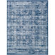 Buffy 85 X 63 inch Dark Blue Rug, Rectangle