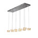 Canada LED 37 inch Chrome LED Island Light Ceiling Light