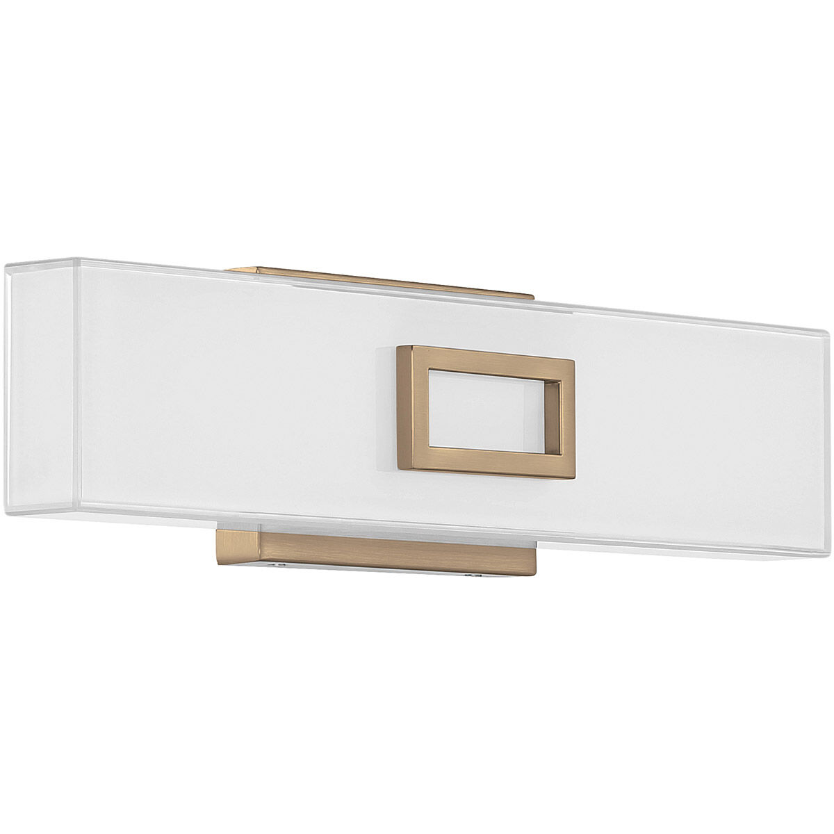 Restore LED Antique Brushed Brass Bath/Vanity Wall Light