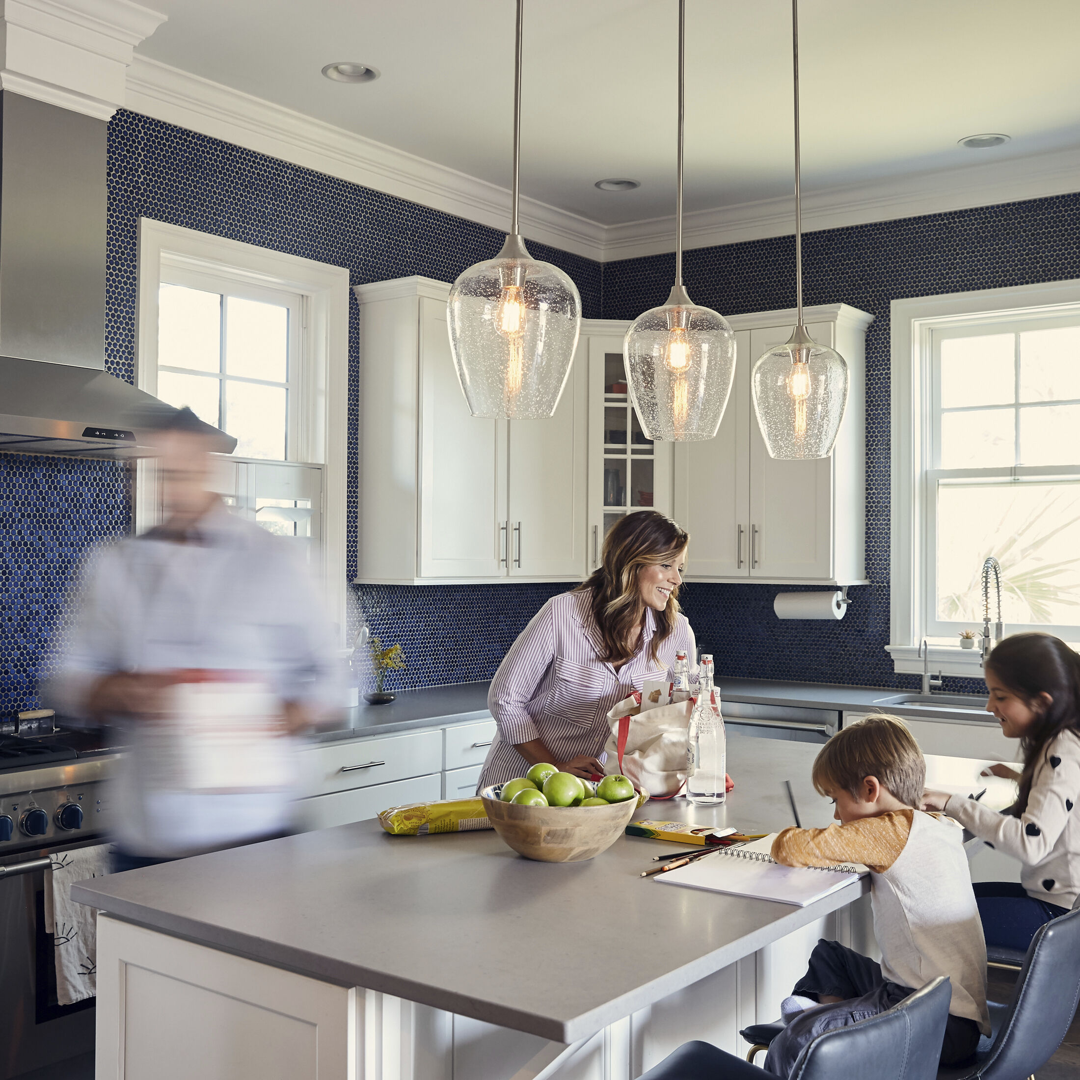 Towne 1 Light 10 inch Brushed Nickel Mini Pendant Ceiling Light