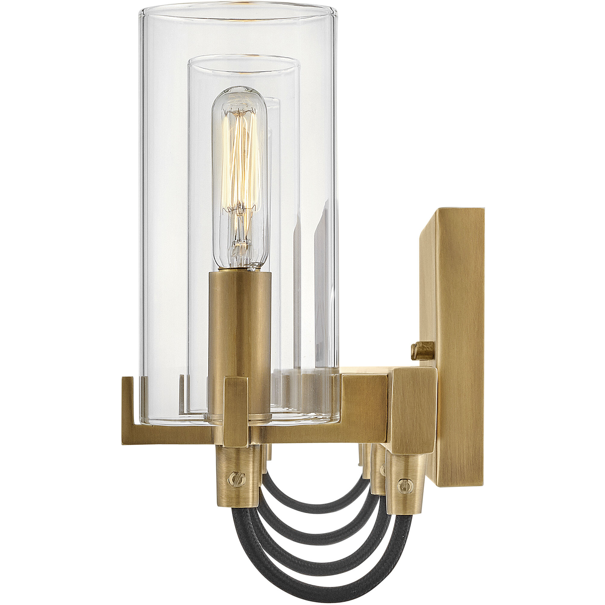 Ryden 30 inch Heritage Brass Vanity Light Wall Light