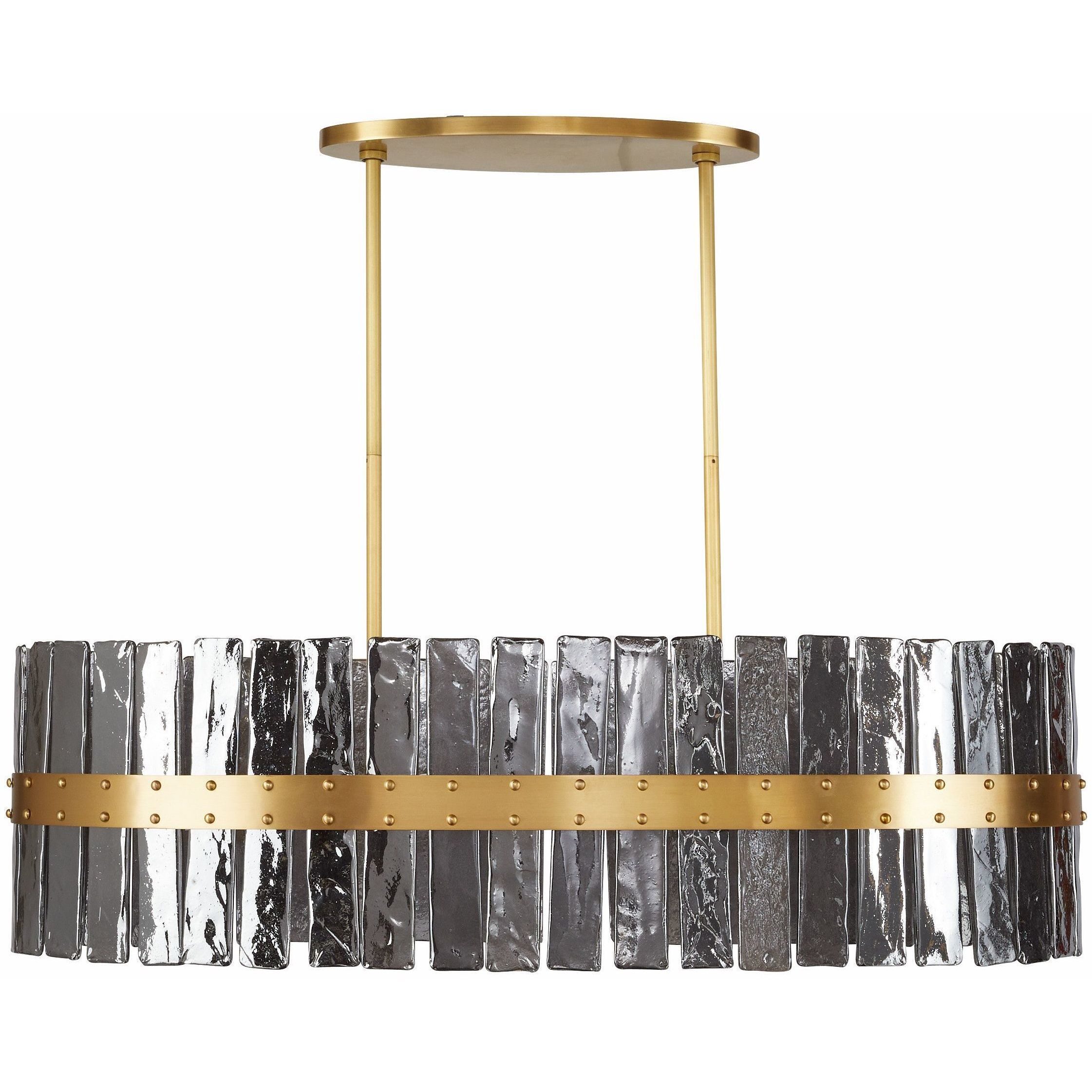 Sinclair 8 Light 41.5 inch Smoke Chandelier Ceiling Light