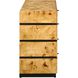Bromo Natural Burl with Black Chest