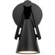 Garlyn LED 4.88 inch Black Reading Light Wall Light, dweLED