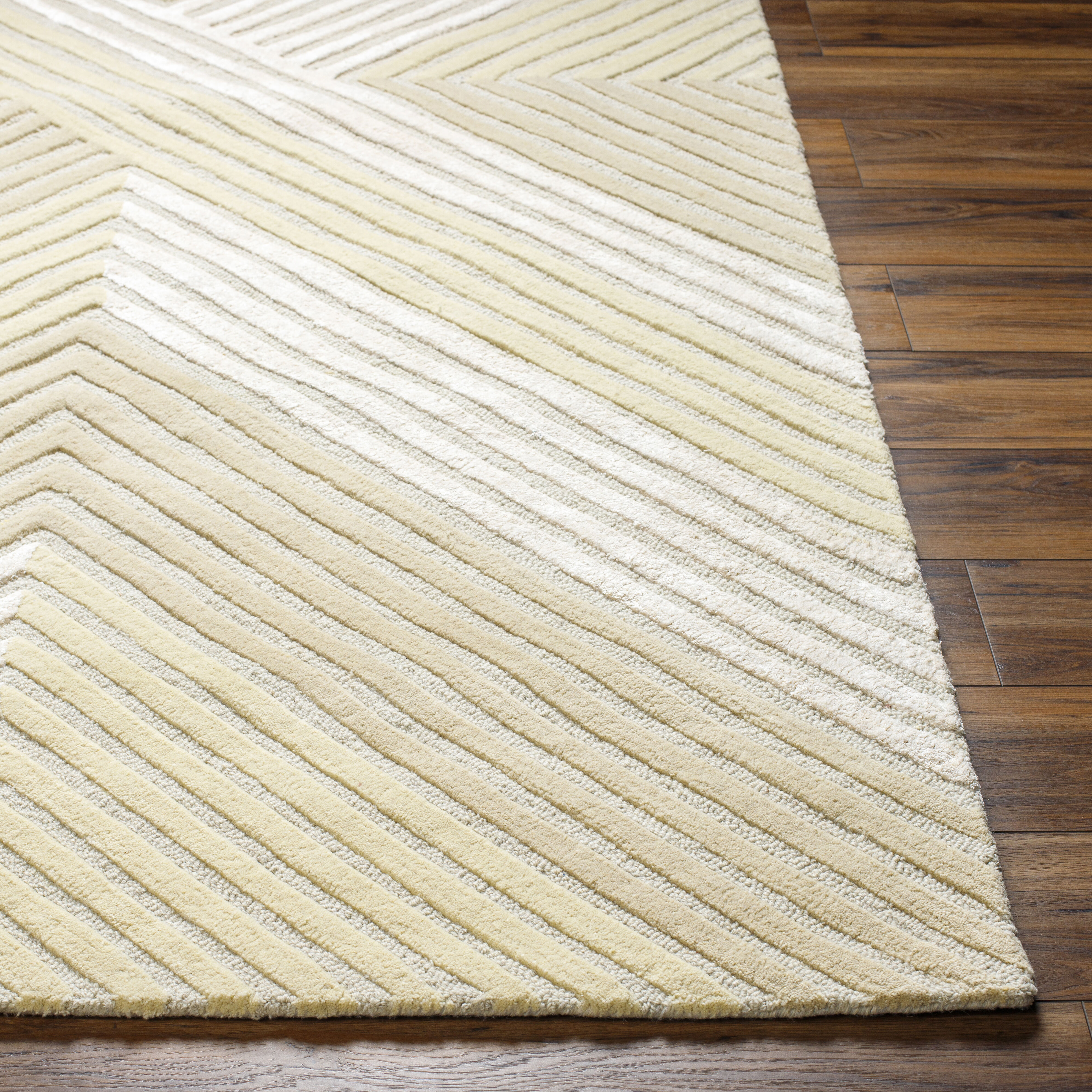 Tallinn 36 X 24 inch Light Beige Rug, Rectangle