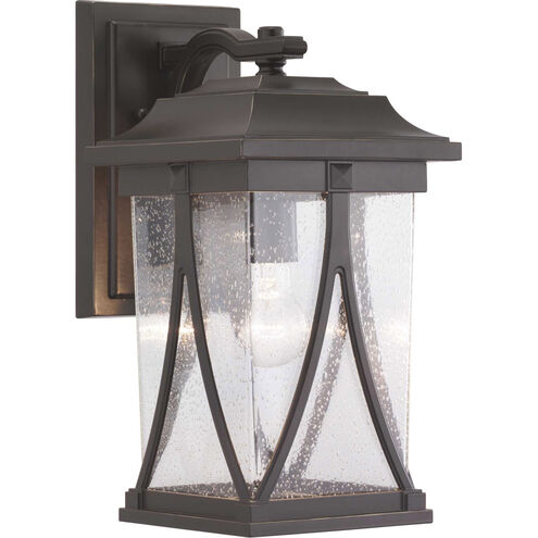 Abbott 1 Light 16 inch Antique Bronze Outdoor Wall Lantern, Medium