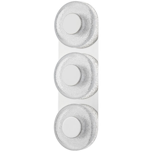 Pearl LED 6 inch Polished Nickel ADA Wall Sconce Wall Light